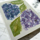 Bold Hydrangeas: Hand-Painted Card