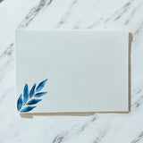 Blue Bloom: Hand-Painted Card