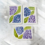 Bold Hydrangeas: Hand-Painted Card
