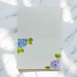Bold Hydrangeas: Hand-Painted Card