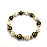 Hearts on Your Sleeve en Blanc et Noir
